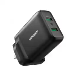 شارژر دیواری 36 وات دو پورت یوگرین مدل CD161