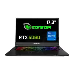 Monster Tulpar T7 V26.2.2 Intel Core i7 13620H 32 GB RAM 1 TB SSD 8 GB RTX 5060 Freedos 17,3" FHD 144 Hz Oyun Bilgisayarı