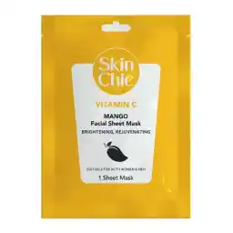 ماسک صورت ورقه ای ویتامین سی با عصاره انبه اسکین شیک