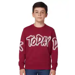 سویشرت نخی پسرانه مندوست مدل 102600