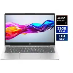HP 14" HD Laptop AMD Ryzen 7 7730U 32GB Memory 1 TB NVMe SSD Windows 11 Home AMD Radeon Graphics