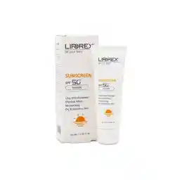 کرم ضدآفتاب SPF50 مناسب پوست‌های خشک و حساس فاقد رنگ حجم 40 میل لیپورکس
