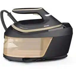 Philips Steam Generator Iron PerfectCare 6000 Series - 2400W, 130g/min Continuous Steam, 1.8L, OptimalTEMP Technology, Black/Gold - PSG6064/86