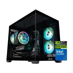 ABS Flux II Aqua Gaming PC - Windows 11 - Intel Core 5 120F - GeForce RTX 5060 - DLSS 4 - AI-Powered Performance - 32GB DDR4 3200MHz - 1TB M.2 NVMe SSD - FA120F5060