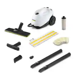 Karcher SC 3 EasyFix Steam Cleaner – 1900W Fast Heat-Up Steam Cleaning Machine with Continuous Refill Tank for Home and Floor Cleaning