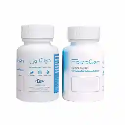 قرص فولیکوژن اروند فارمد - دو بسته 60 عددی