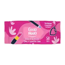 دستمال مرطوب آرایشی مناسب پوست خشک و حساس بسته 50 عددی | گود مود