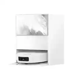 dreame Aqua10 Ultra Track Complete Robot Vacuum Cleaner with Wiping Function, 25,000 Pa Suction Power, 45 °C Wiping, 6 cm Obstacle Freedom, Automatic Empty, Self-Clean.Mop, 100% Tangle-Free, Dir