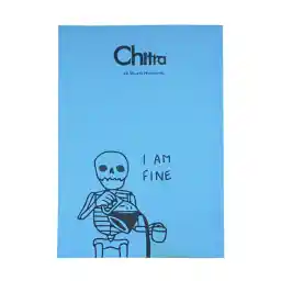 دفتر مشق 80 برگ چیترا طرح اسکلت