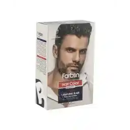 شامپو رنگ مو مردانه مشکی فاربن Farben حجم 300ml
