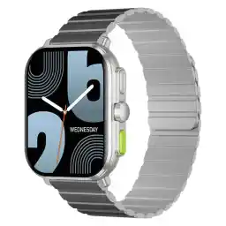 ساعت هوشمند 46 میلی‌متری گلوریمی مدل GS2 Pro دارای قابلیت های صفحه نمایش رنگی، صفحه نمایش لمسی، کنترل سطح اکسیژن خون، قابلیت مکالمه با بند سیلیکون