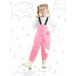 Unicorn Kız Çocuk Su Geçirmez Yağmur Tulumu