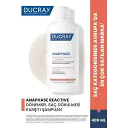 Ducray Anaphase Reactive Dönemsel Saç Dökülmesi Karşıtı Şampuan 400 ml