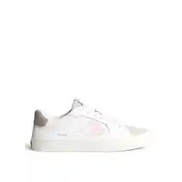 411304W43M-SALVAS Premium Leather V Beyaz Deri Erkek Günlük Spor Ayakkabı