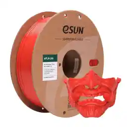 eSUN PLA Filament 1,75 mm, aangepast filament voor 3D PLA printer, maatnauwkeurigheid +/- 0,03 mm, 1 kg (2,2 lb) spoel 3D printing filament voor 3D printers (Rood, 1KG)