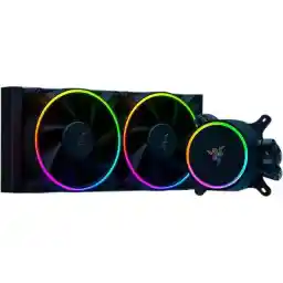 Razer Hanbo Chroma RGB AIO Liquid Cooler 240MM (ARGB Pump Cap), Intel LGA 1851/1700/1200 & AMD AM4 Compatible