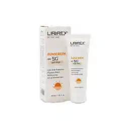 کرم ضدآفتاب SPF50 مناسب پوست‌های خشک رنگی بژ روشن حجم 40 میل لیپورکس