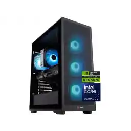 ABS Stratos Aqua Gaming PC - Windows 11 - Intel Core Ultra 7 265KF - GeForce RTX 5070 - DLSS 4 - AI-Powered Performance - 32GB DDR5 6400MHz - 2TB M.2 NVMe SSD - SA265KF50703