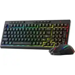 Redragon S142 Wireless Gaming Keyboard & Mouse Combo, 98 Keys K515 PRO Wireless RGB Membrane Keyboard and 4800 DPI Wireless 2.4Ghz Gaming Mouse Bundle, Convenient Shared Dongle