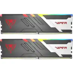 Patriot Memory Viper Venom RGB DDR5 RAM 32GB (2X16GB) 6000MT/s CL30 UDIMM Desktop Gaming Memory Kit - PVVR532G600C30K