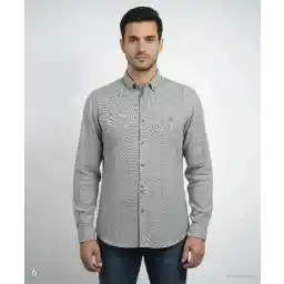 پیراهن آستین بلند مردانه ال آر سی مدل 165603