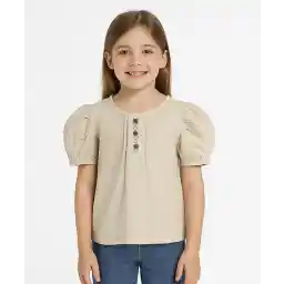 بلوز لینن دخترانه نونا مدل 11812