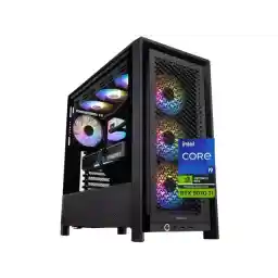 ABS Tempest 4000D Aqua Gaming PC - Windows 11 - Intel i9-14900KF - RTX 5070 Ti 16GB - DLSS 4 - AI-Powered Performance - 32GB DDR5 6400MHz - 2TB M.2 NVMe SSD - TA14900KF5070Ti