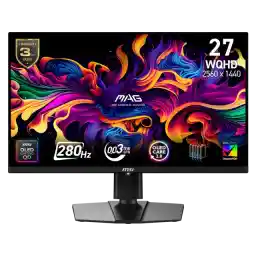 MSI 27" 280 Hz QD-OLED 2560 x 1440 (QHD) Gaming Monitor FreeSync (AMD Adaptive Sync) MAG 271QP MAG 271QP QD-OLED X28