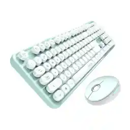 ماوس و کیبورد بی سیم مدل Sweet Pure | مافی