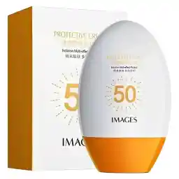 کرم ضد آفتاب بدون رنگ ایمجز SPF 50 مدل Protective مناسب انواع پوست حجم 45 میلی لیتر