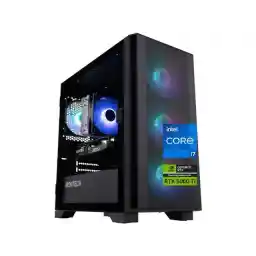 ABS Aquilon Aqua Gaming PC - Windows 11 - Intel Core i7-14700F - GeForce RTX 5060 Ti - DLSS 4 - AI-Powered Performance - 32GB DDR5 6400 - 1TB M.2 NVMe SSD - AA14700F5060TI2