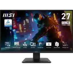 MSI PRO MP273L E14 27-inch IPS 1920 x 1080 (FHD) Gaming Office Monitor, 144Hz, Adaptive-Synch, HDR Ready, HDMI, VGA Port,VESA Mountable, Tilt, 4-side slim bezel ,1ms, Black