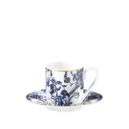 Roberto Cavalli Azulejos Coffee Cup & Saucer Set