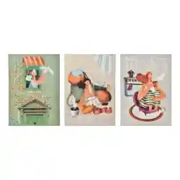 دفتر مشق 100 برگ پیتیش مدل سمانه آبجی بسته 3 عددی