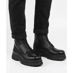 نیم بوت چرم طبیعی مردانه بالون مدل j17