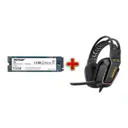 اس اس دی اینترنال پاتریوت مدل P300 ظرفیت 256 گیگابایت به همراه هدست باسیم گیمینگ ادیفایر مدل G2II Surround Sound 7.1 RGB (هدیه یلدایی)