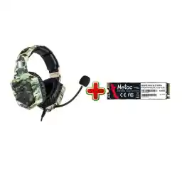 اس اس دی اینترنال نتاک مدل N930E PRO ظرفیت 256 گیگابایت به همراه هدست باسیم گیمینگ اونیکوما مدل K9 RGB (هدیه یلدایی)