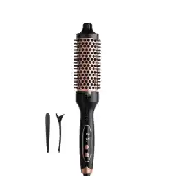 Wavytalk Blowout Boost Thermal Brush, 1.5 inch Heated Round Brush for Blowout Look, Dual Voltage, Ceramic Tourmaline, Ionic Technology, 5 Temperature Settings