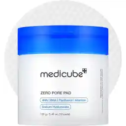 medicube Zero Pore Pads 2.0, Dual-Textured Facial Toner Pads for Exfoliation and Pore Care with 4.5% AHA Lactic Acid & 0.45% BHA Salicylic Acid, Ideal for All Skin Types, Korean Skin Care