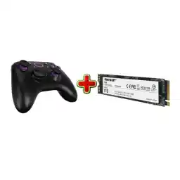 اس اس دی اینترنال پاتریوت مدل P300 ظرفیت 1 ترابایت به همراه دسته بازی بی سیم کولر مستر مدل STORM CONTROLLER (هدیه یلدایی)