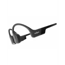 SHOKZ OpenRun Bone Conduction Headphones, Open-Ear Bluetooth Sports Earphones with Mic, IP67 Waterproof Wireless Headset for Running and Workout, 8H Playtime, USB-C, Black, Sport headband