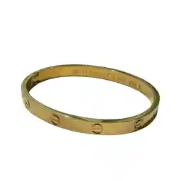 دستبند طرح کارتیر طلایی | ژوپینگ