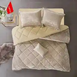 روتختی مینیمال مخمل طرح لوزی نوپه هوم