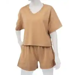 ست تیشرت و شلوارک راحتی زنانه جوتی جینز مدل 41773S14