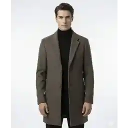 پالتو فوتر مردانه يقه ايستاده بالون مدل 9927