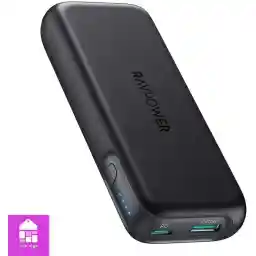 پاوربانک راوپاور مدل RP-PB186 ظرفیت 10000 میلی آمپر