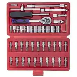 مجموعه 46 عددی آچار و سری بکس و پیچ گوشتی ساتاگود مدل G-10027