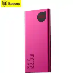 پاوربانک باسئوس مدلAdaman Metal Digital Display ppad000101 با ظرفیت 10000 میلیآمپرساعت