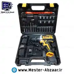 دریل پیچ بند شارژی 12 ولت مدون طرح دیوالت دو باتری مدل MDON-12S