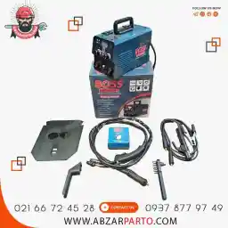 اینورتر جوشکاری دوکاره CO2 و MMA مینی میگ 225 باس دستگاه جوش بدون گاز با لوازم کامل مینی موتورجوش مدل BOSS MIG/MMA-225